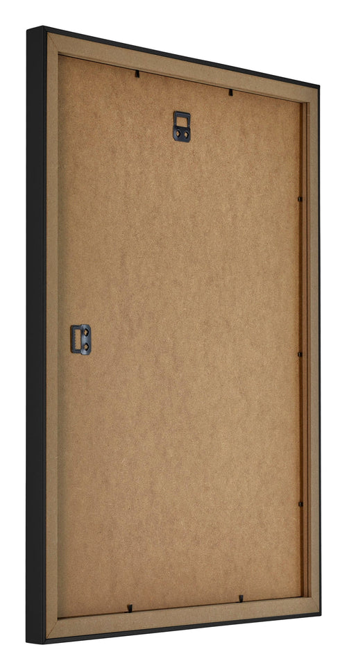 Catania MDF Bilderrahmen 25x30cm Schwarz Ruckseite Schrag | Yourdecoration.de
