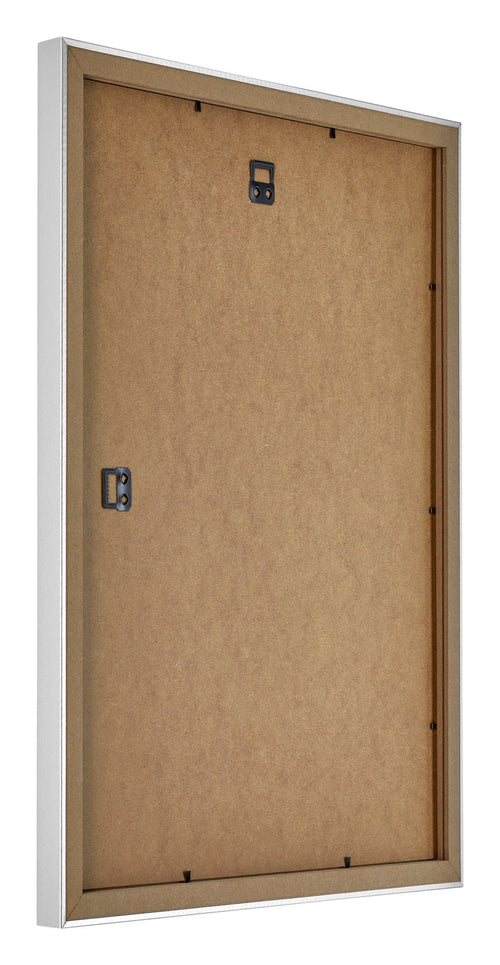 Catania MDF Bilderrahmen 25x30cm Silber Ruckseite Schrag | Yourdecoration.de