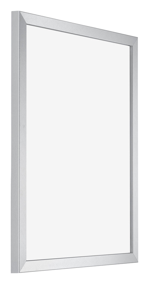 Catania MDF Bilderrahmen 25x30cm Silber Vorne Schrag | Yourdecoration.de