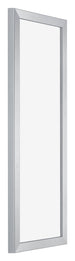 Catania MDF Bilderrahmen 25x75cm Silber Vorne Schrag | Yourdecoration.de