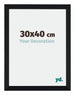Catania MDF Bilderrahmen 30x40cm Schwarz Messe | Yourdecoration.de