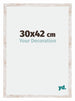 Catania MDF Bilderrahmen 30x42cm White Wash Messe | Yourdecoration.de
