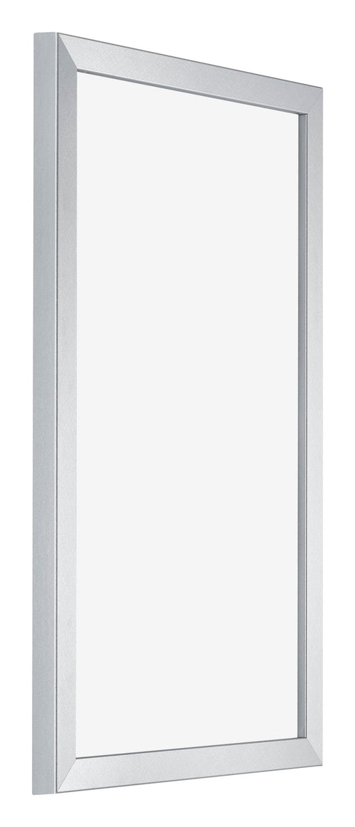 Catania MDF Bilderrahmen 30x50cm Silber Vorne Schrag | Yourdecoration.de