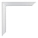 Catania MDF Bilderrahmen 32x45cm Silber Detail Ecke | Yourdecoration.de