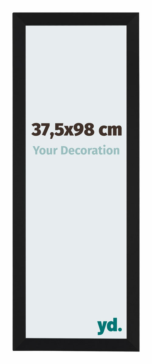 Catania MDF Bilderrahmen 37 5x98cm Schwarz Vorne Messe | Yourdecoration.de