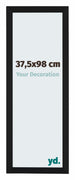 Catania MDF Bilderrahmen 37 5x98cm Schwarz Vorne Messe | Yourdecoration.de