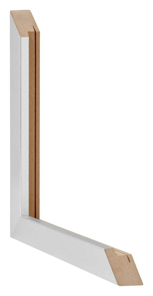 Catania MDF Bilderrahmen 40x45cm Silber Detail Querschnitte | Yourdecoration.de