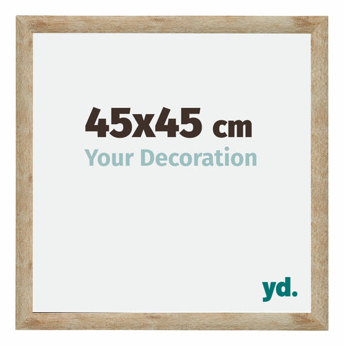 Catania MDF Bilderrahmen 45x45cm Gold Messe | Yourdecoration.de