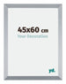 Catania MDF Bilderrahmen 45x60cm Silber Messe | Yourdecoration.de