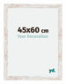 Catania MDF Bilderrahmen 45x60cm White Wash Messe | Yourdecoration.de