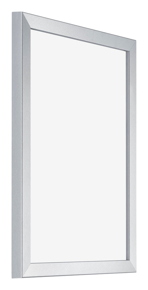 Catania MDF Bilderrahmen 46x61cm Silber Vorne Schrag | Yourdecoration.de