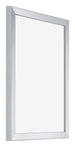 Catania MDF Bilderrahmen 46x61cm Silber Vorne Schrag | Yourdecoration.de