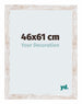 Catania MDF Bilderrahmen 46x61cm White Wash Vorne Messe | Yourdecoration.de