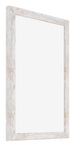 Catania MDF Bilderrahmen 46x61cm White Wash Vorne Schrag | Yourdecoration.de
