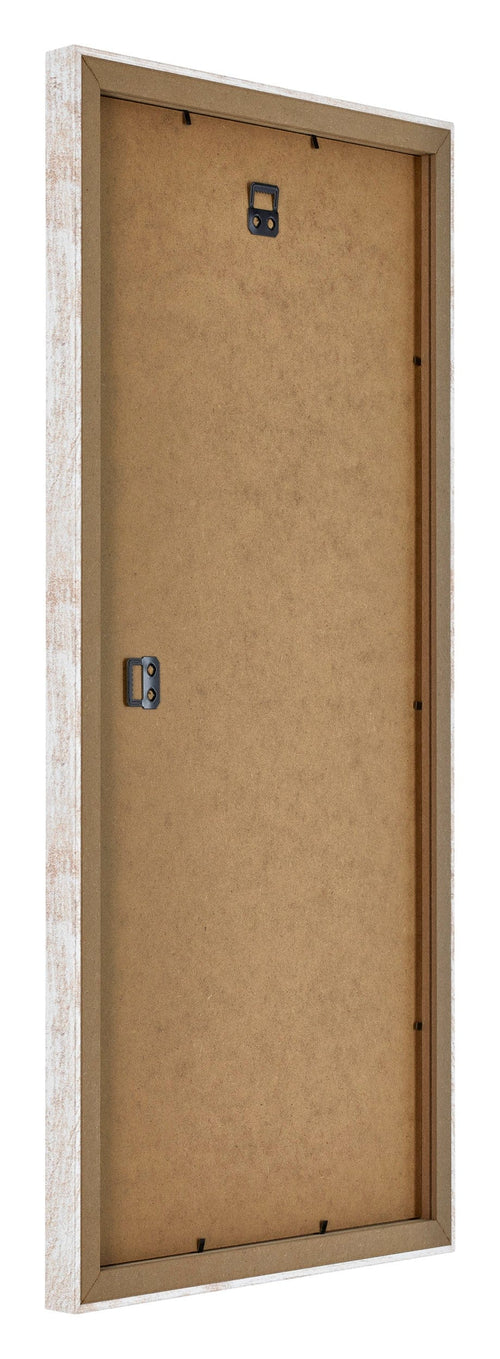 Catania MDF Bilderrahmen 50x100cm White Wash Ruckseite Schrag | Yourdecoration.de