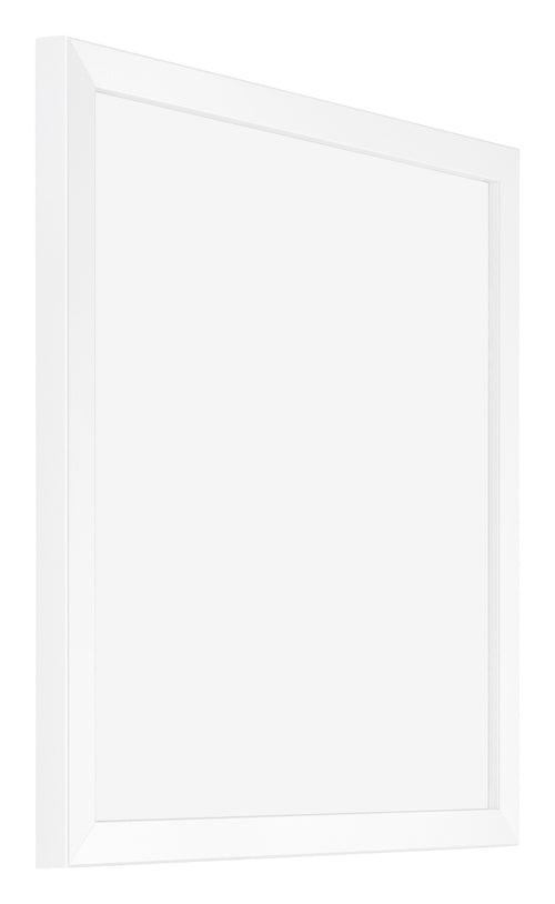Catania MDF Bilderrahmen 50x50cm Weiss Vorne Schrag | Yourdecoration.de