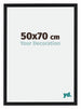 Catania MDF Bilderrahmen 50x70cm Schwarz Messe | Yourdecoration.de