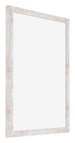 Catania MDF Bilderrahmen 60x70cm White Wash Vorne Schrag | Yourdecoration.de