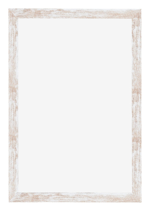 Catania MDF Bilderrahmen 61x91 5cm White Wash Vorne | Yourdecoration.de