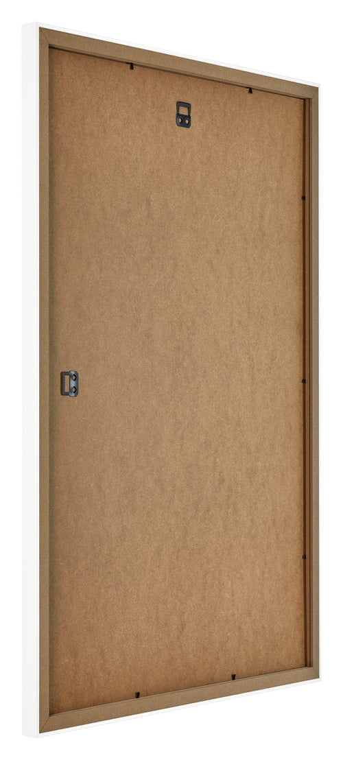 Catania MDF Bilderrahmen 70x100cm Weiss Ruckseite Schrag | Yourdecoration.de