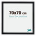 Catania MDF Bilderrahmen 70x70cm Schwarz Messe | Yourdecoration.de