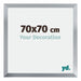 Catania MDF Bilderrahmen 70x70cm Silber Messe | Yourdecoration.de