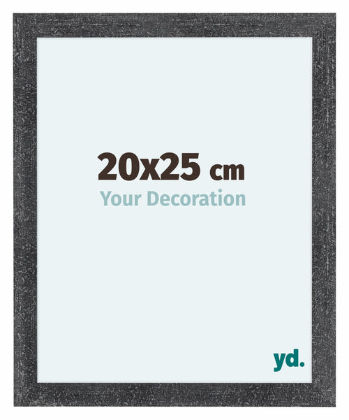 Como MDF Bilderrahmen 20x25cm Grau Gewischt Vorne Messe | Yourdecoration.de