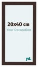 Como MDF Bilderrahmen 20x40cm Eiche Dunkel Vorne Messe | Yourdecoration.de