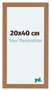 Como MDF Bilderrahmen 20x40cm Nussbaum Hell Vorne Messe | Yourdecoration.de