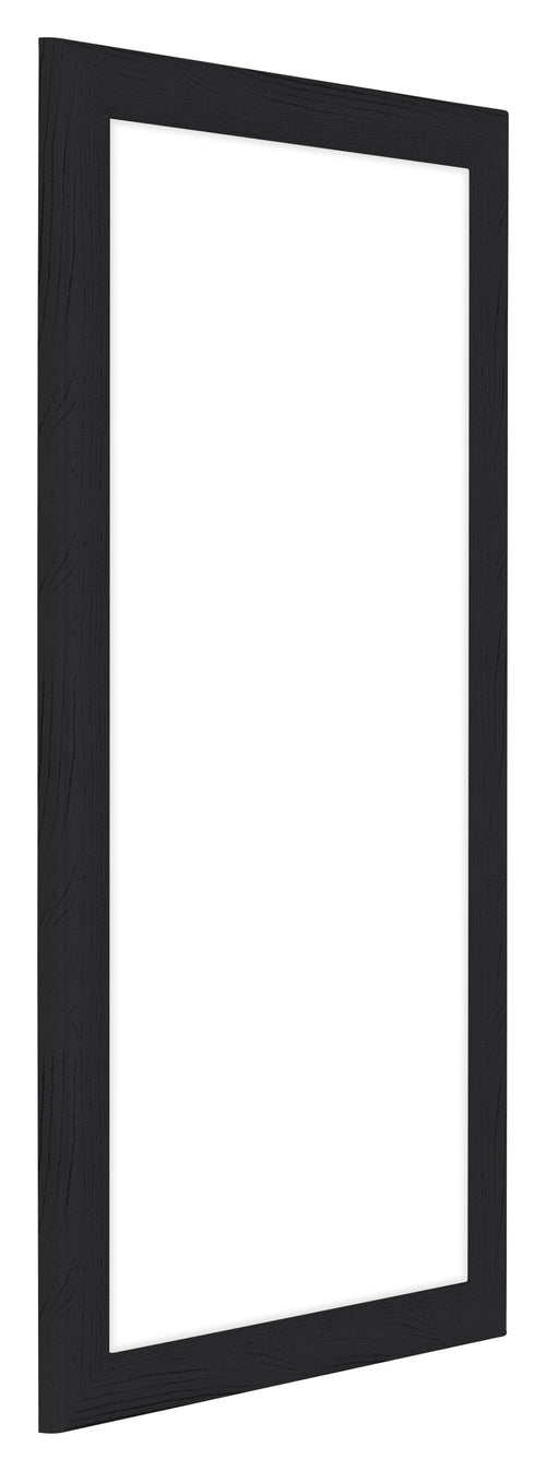 Como MDF Bilderrahmen 20x40cm Schwarz Gemasert Vorne Schrag | Yourdecoration.de