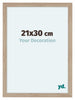 Como MDF Bilderrahmen 21x30cm Eiche Hell Vorne Messe | Yourdecoration.de