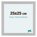 Como MDF Bilderrahmen 25x25cm Weiss Gemasert Vorne Messe | Yourdecoration.de