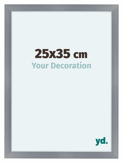 Como MDF Bilderrahmen 25x35cm Aluminium Geburstet Vorne Messe | Yourdecoration.de