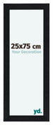 Como MDF Bilderrahmen 25x75cm Schwarz Matt Vorne Vorne | Yourdecoration.de