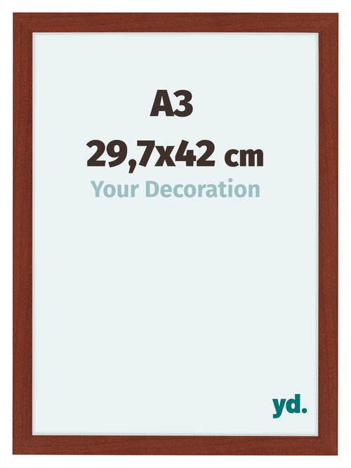 Como MDF Bilderrahmen 29 7x42cm A3 Kirschbaum Vorne Messe | Yourdecoration.de