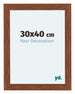 Como MDF Bilderrahmen 30x40cm Nussbaum Vorne Messe | Yourdecoration.de