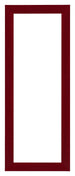Como MDF Bilderrahmen 33x98cm Weinrot Gewischt Vorne | Yourdecoration.de