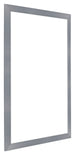 Como MDF Bilderrahmen 35x50cm Aluminium Geburstet Vorne Schrag | Yourdecoration.de