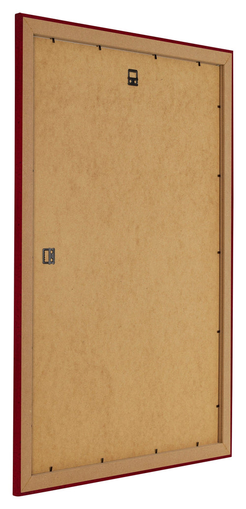 Como MDF Bilderrahmen 35x50cm Weinrot Gewischt Ruckseite Schrag | Yourdecoration.de