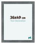 Como MDF Bilderrahmen 36x49cm Eisen Gewischt Vorne Vorne | Yourdecoration.de