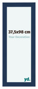 Como MDF Bilderrahmen 37 5x98cm Dunkelblau Gewischt Vorne Messe | Yourdecoration.de
