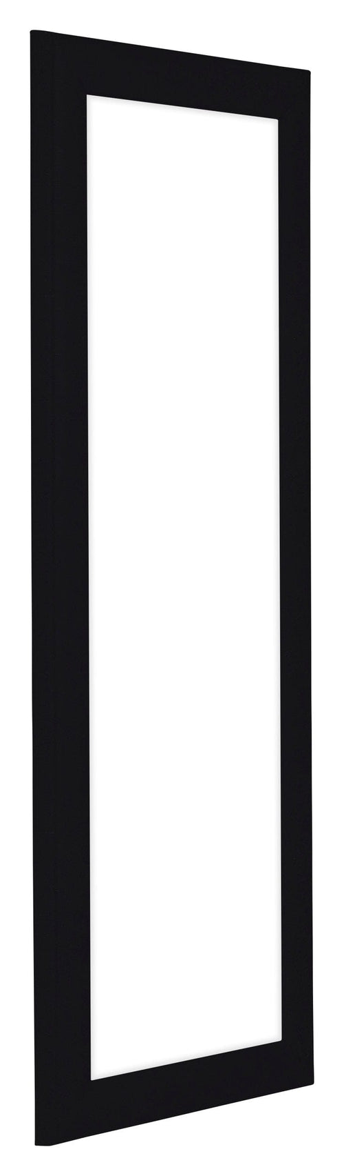 Como MDF Bilderrahmen 37 5x98cm Schwarz Hochglanz Vorne Schrag | Yourdecoration.de