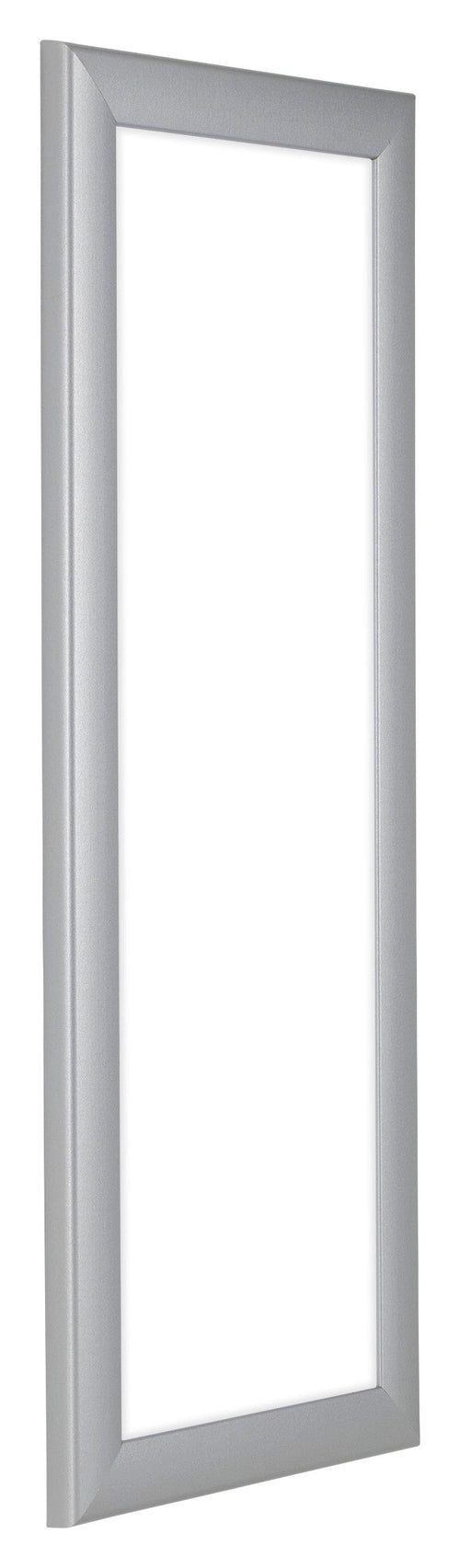 Como MDF Bilderrahmen 37 5x98cm Silber Matt Vorne Schrag | Yourdecoration.de