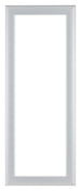 Como MDF Bilderrahmen 37 5x98cm Silber Matt Vorne | Yourdecoration.de