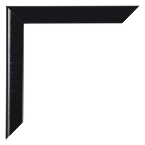 Como MDF Bilderrahmen 40x50cm Schwarz Hochglanz Ecke | Yourdecoration.de