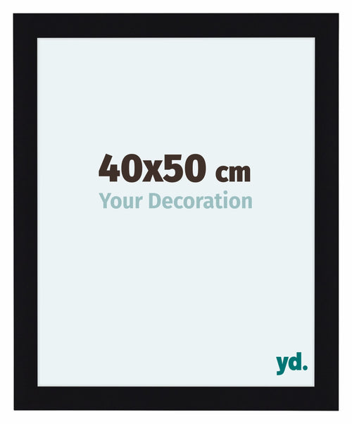 Como MDF Bilderrahmen 40x50cm Schwarz Hochglanz Vorne Messe | Yourdecoration.de