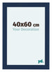 Como MDF Bilderrahmen 40x60cm Dunkelblau Gewischt Vorne Messe | Yourdecoration.de