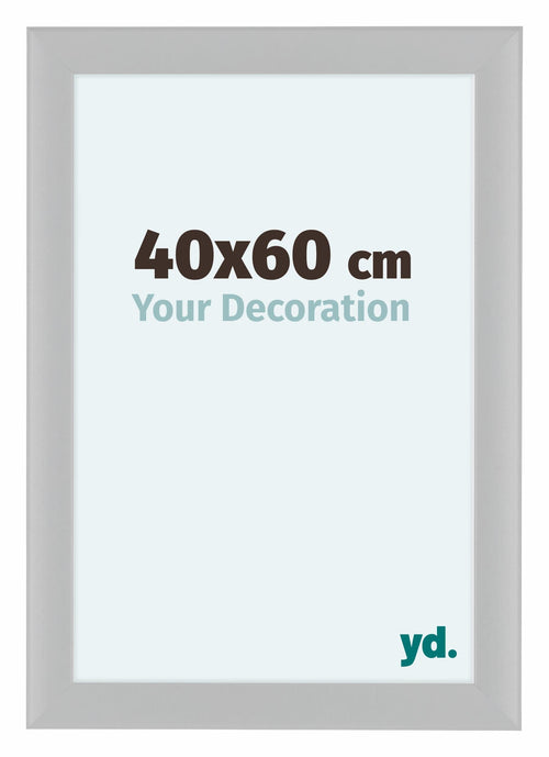 Como MDF Bilderrahmen 40x60cm Weiss Hochglanz Vorne Messe | Yourdecoration.de