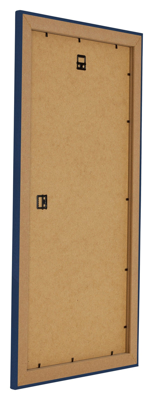 Como MDF Bilderrahmen 40x80cm Dunkelblau Gewischt Ruckseite Schrag | Yourdecoration.de