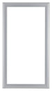 Como MDF Bilderrahmen 45x80cm Silber Matt Vorne | Yourdecoration.de